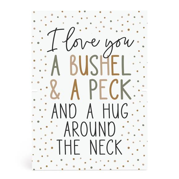 P Graham Dunn "A Bushel & A Peck" Story Board Linkable Frames Decor New - Picture 1 of 8